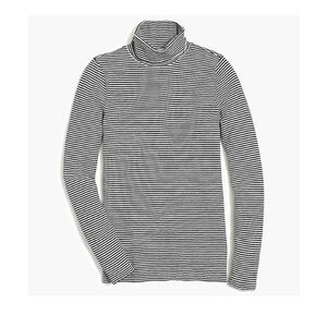 J. Crew Striped Tissue Turtleneck Top Size Small